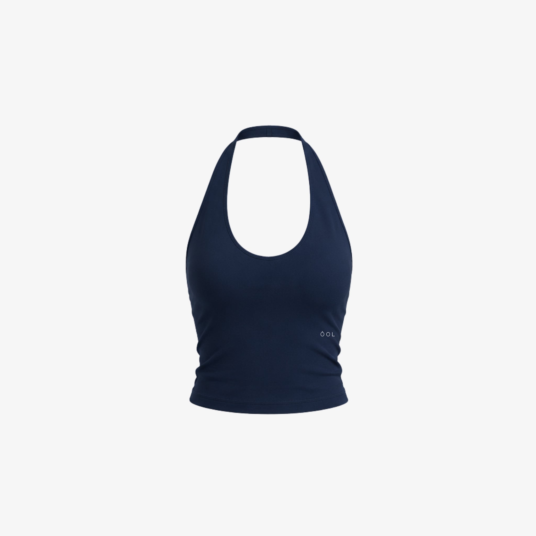 Halter Navy Top